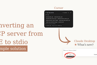 graphics by Tadata on converting an MCP server from SSE to stdio — a practicle guide