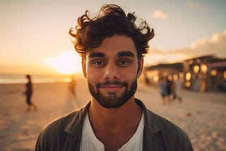 A ai generated picture of me, showcasing what ill look like as an adult.