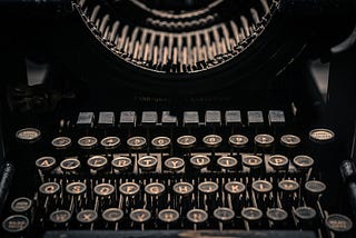 Vintage typewriter.