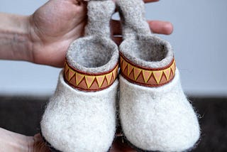 Slippers, felt, shoes, children, OvLGroup,