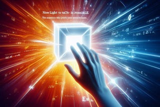 Now Light To Touch Is Possible