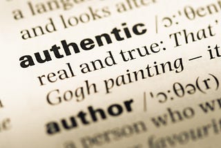 Who is the authentic me?