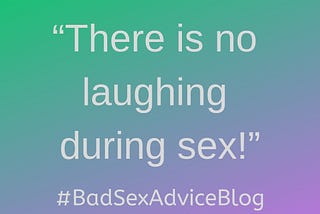 BSAB: Laugh During Sex
