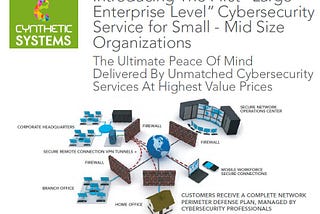 Introducing The First “Large Enterprise Level” Cybersecurity Service for Small — Mid Size…