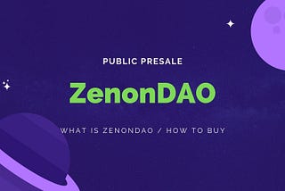 ZenonDAO Intro/Presale