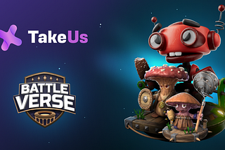 TakeUs! partners with BattleVerse to feature the project’s in-game assets for rent