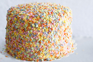 How To Decorate A Confetti Sprinkle CakeSource