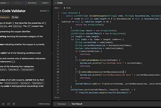 Leetcode 3606. Coupon Code Validator