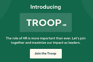TroopHR Launches Today