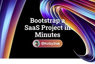 Bootstrap a SaaS Project in Minutes with Next.js, Supabase, and Stripe