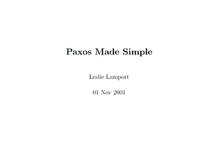 Could Paxos be made SIMPLE?