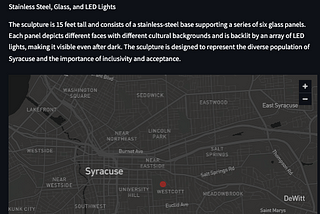 Syracuse Public Art Open Data Challenge