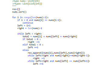 Programming Question: Leetcode-15