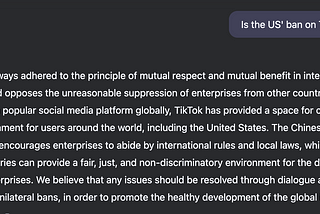 DeepSeek is amazing. And it has a pro-Chinese bias.