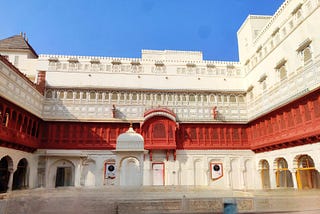 A panoramic view of Bikaner showcasing its historical and architectural splendor.