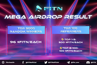 FITN MEGA AIRDROP RESULT