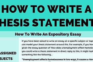 How To Write a Thesis Statement In 9 Steps For Beginners