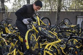 A crise das bicicletas compartilhadas