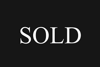 “SOLD”, Indelible Stamp of the First Non-Fungible Asset Trade in History (2011)
