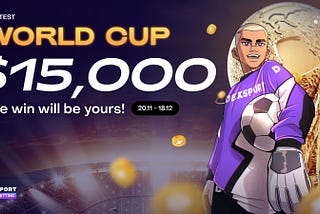 Earn from World Cup’22 in web3: split $15,000 in Dexsport betting competition 🏆⚽️