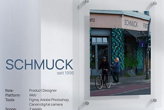 Contemporary jewelry Gallery &Workshop SHMUCK, Berlin X-berg e-commerce case study