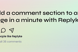 Complete Comment Section for React: New and Improved Replyke V3