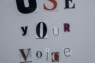 When you find your voice, you find freedom!