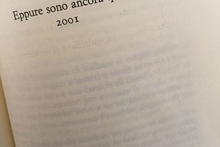 Il 20 luglio 2001 (e un romanzo)