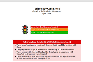 Forbidden Apps: A Church’s Struggle to Control its Members’ Digital Lives