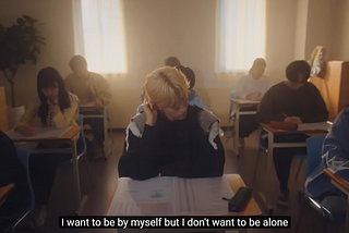 I want to be by myself but I don’t want to be alone