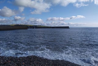 A swim in the sea at Stonehaven