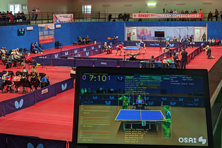 OSAI empowered Russian Table Tennis Championship with CV and AI analytics