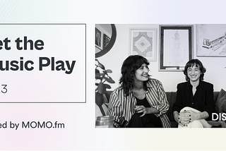 Let the Music Play poster with image of the MOMO.fm team