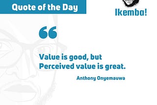 Is your value valued?