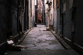 dirty street