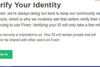 Fiverr ID VERIFICATION- ALL I LEARNED ON THIS ROLLER COASTER JOURNEY.