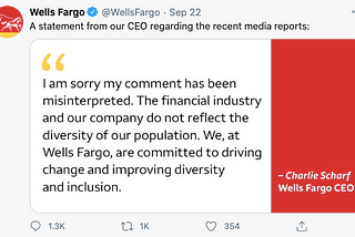 Wells Fargo Crisis Response