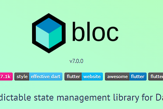 Bloc Pattern for Newbies with flutter_bloc lib.