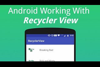 Android: Recycler view using Card view