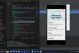Setting up the development environment for React Native