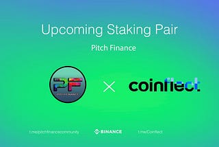 Coinflect Update: Pitch Finance