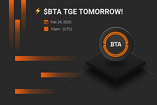 🚀 The BTA Token TGE is Tomorrow! Your Chance to Be Part of the Future of Sports Media
