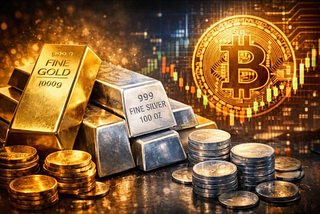 Gold and Silver hit new All time Highs, Is Bitcoin Next?
