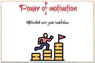 Motivation for the new resolution is a comfortable way to achieve goals