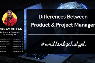 Differences Between Product & Project Manager