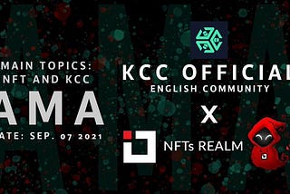 NFTs Realm AMA with KCC Official English Community Telegram