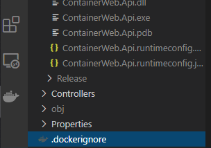 dockerise the asp.net core example application.