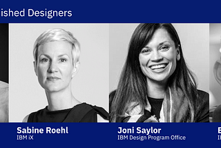 Announcing the 2019 IBM Distinguished Designers