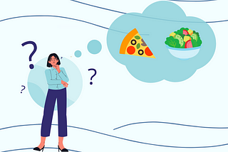 A customer making a simple day-to-day choice, “what to eat”
