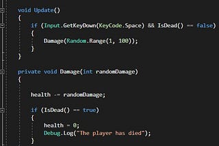 Working with Return Methods in Unity3D